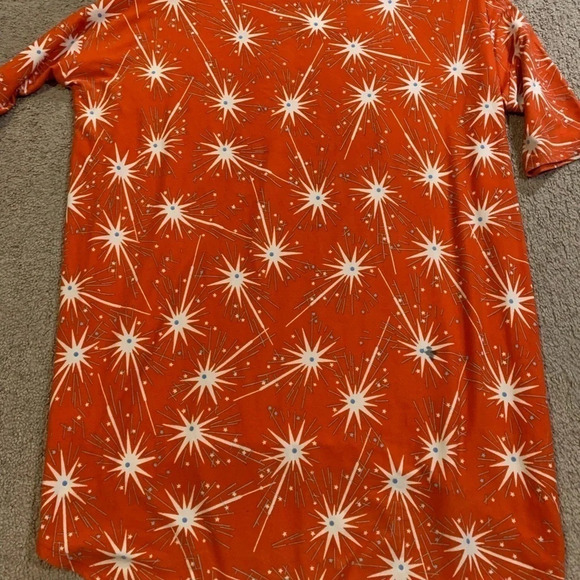 LuLaRoe Irma Patriotic red, white&blue starbursts XS-Sm/Md … - Picture 2 of 4